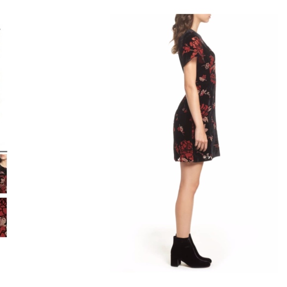 French Connection Wilma Devore Burnout Velvet A-Li - Picture 7 of 8